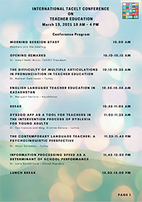 International TACELT Conference