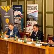Prešovská univerzita hostila III. Slovensko-maďarské rektorské fórum