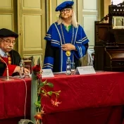 Čestný doktorát Prešovskej univerzity si prevzal významný historik profesor Dienes Dénes (FOTOGALÉRIA)