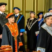 Čestný doktorát Prešovskej univerzity si prevzal významný historik profesor Dienes Dénes (FOTOGALÉRIA)