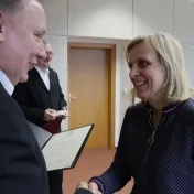 Pri príležitosti životného jubilea sa rektor stretol so zamestnancami univerzity