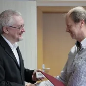 Pri príležitosti životného jubilea sa rektor stretol so zamestnancami univerzity
