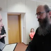 Pri príležitosti životného jubilea sa rektor stretol so zamestnancami univerzity