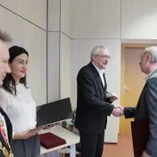 Pri príležitosti životného jubilea sa rektor stretol so zamestnancami univerzity