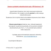 Rekonštrukčné práce na ŠD Exnárova č. 36