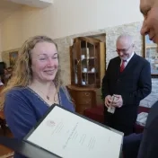 Stretnutie s jubilujúcimi zamestnancami univerzity