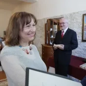 Stretnutie s jubilujúcimi zamestnancami univerzity