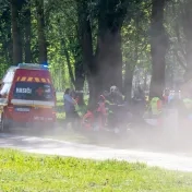 Budúci záchranári zasahovali pri simulovanej  dopravnej nehode
