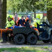 Budúci záchranári zasahovali pri simulovanej  dopravnej nehode