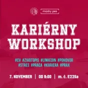 Kariérny workshop na UNIPO- ako získať prácu snov