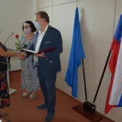 Poďakovanie za dlhoročnú prácu odchádzajúcim zamestnancom