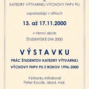 20 rokov od prvej umeleckej výstavy
