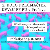 2. kolo prijímačiek KVVaU