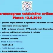 Taktické cvičenie v Kysaku
