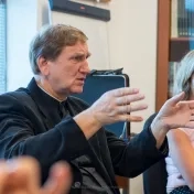 Hostia letnej školy rusínskeho jazyka a kultúry - ThLic. František Krajňák a Bc. Nikola Škvarová