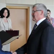 Rektor zablahoželal jubilantom