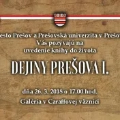Pozvánka - Dejiny Prešova I.