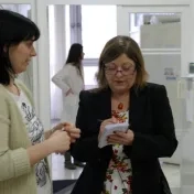 Prof. Kathleen  Scherf z Thomson Rivers University navštívila PU