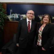 Prof. Kathleen  Scherf z Thomson Rivers University navštívila PU