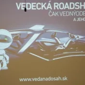 Vedecká roadshow Čak Vednýodboris a jeho crew v obrazoch