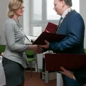Poďakovanie zamestnancom univerzity, pri príležitosti významných životných jubileí