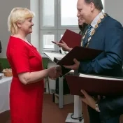 Poďakovanie zamestnancom univerzity, pri príležitosti významných životných jubileí
