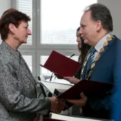 Poďakovanie zamestnancom univerzity, pri príležitosti významných životných jubileí