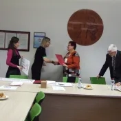Odovzdávanie štatútov cvičnej školy
