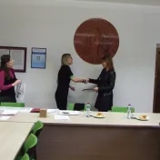 Odovzdávanie štatútov cvičnej školy