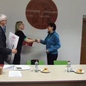Odovzdávanie štatútov cvičnej školy