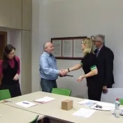 Odovzdávanie štatútov cvičnej školy