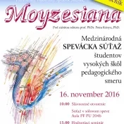 Medzinárodná spevácka súťaž Moyzesiana 2016