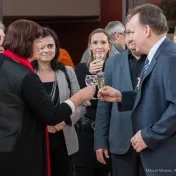 Novoročná čaša vína s rektorom!