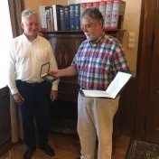 Rektor sa poďakoval za dlhoročnú spoluprácu