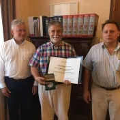 Rektor sa poďakoval za dlhoročnú spoluprácu