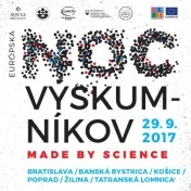 Festival vedy EURÓPSKA NOC VÝSKUMNÍKOV 2017