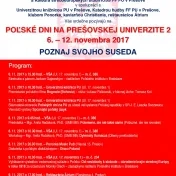 Poľské dni na Prešovskej univerzite