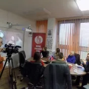 Reportáž v národnostnom magazíne o činnosti Ruského centra a o filme 12 stoličiek