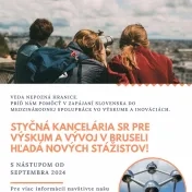 Možnosti stáže v Styčnej kancelárii SR pre výskum a vývoj v Bruseli