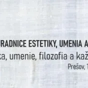 Súradnice estetiky, umenia a kultúry VI.