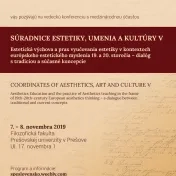 Súradnice estetiky, umenia a kultúry V.
