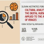 Slovak Aesthetics Forum with Aleksandra Łukaszewicz​ (Poland)