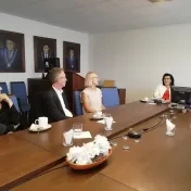 Pán Stefan Kruschke z Nemeckého veľvyslanectva navštívil náš inštitút