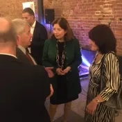 Novoročná recepcia s rakúskou veľvyslankyňou