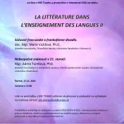 La littérature dans l’enseignement des langues II