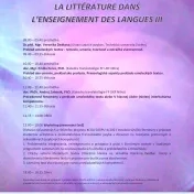 La littérature dans l’enseignement des langues III