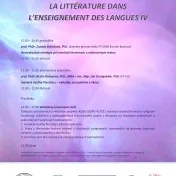 La littérature dans l’enseignement des langues IV