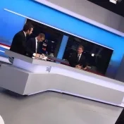 V štúdiu TA3 počas stáže u poslanca Klusa