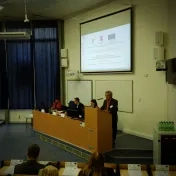 zahájenie konferencie - Doc. PhDr. Vladislav Dudinský, PhD., - vedúci katedry Občianskej náuky, Inštitút politológie, Filozofická fakulta Prešovskej univerzity v Prešove