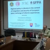 Medzinárodná vedecká konferencia v Užhorode - Regionálna politika na Ukrajine v kontexte integrácie a bezpečnosti európskeho priestoru: výmena reformných skúseností.